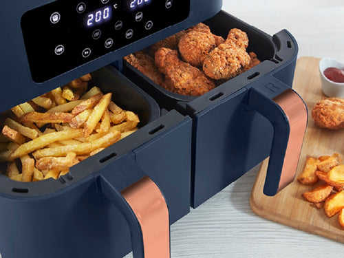 Air fryer "Midnight blue & Rose Gold" 8.5 litres