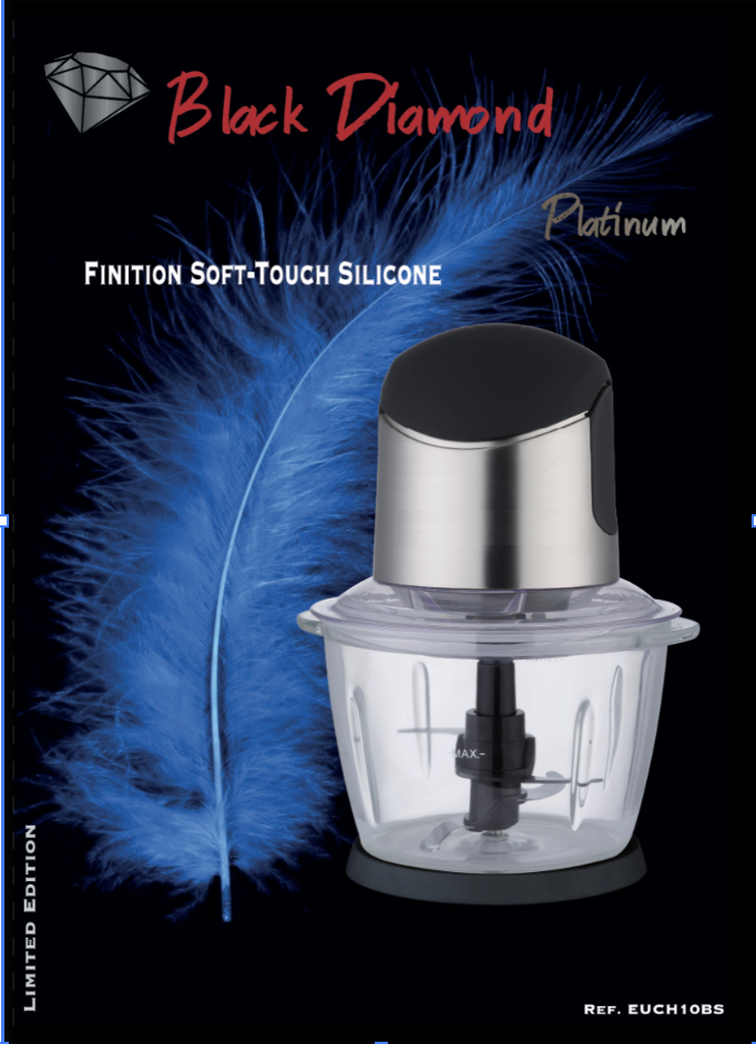 Hachoir Platinum Finition Deluxe Silicone Soft Touch & Inox