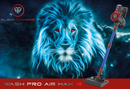 Aspirateur Wash Pro Air Max 15 :Deluxe SANS Fil + Serpillère avec réservoir d'eau