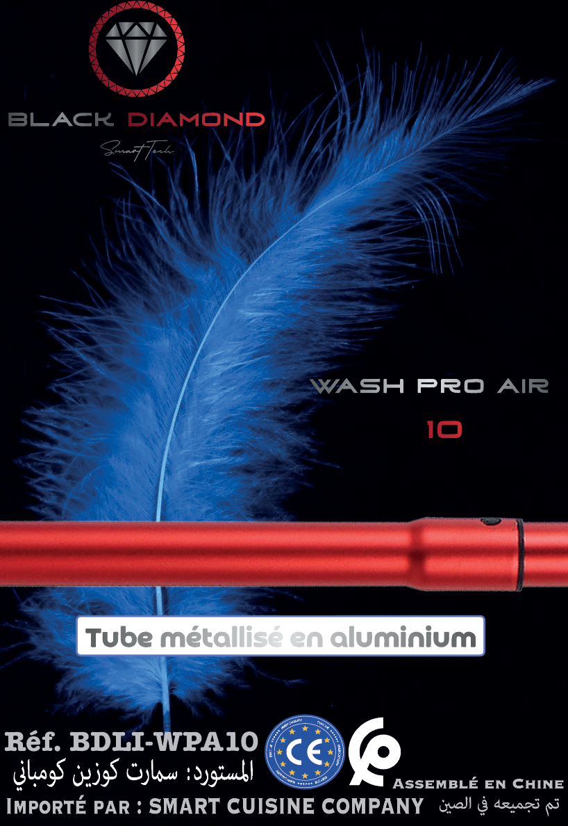 Aspirateur Wash Pro Air 10 : SANS fil + Serpillère avec réservoir d'eau