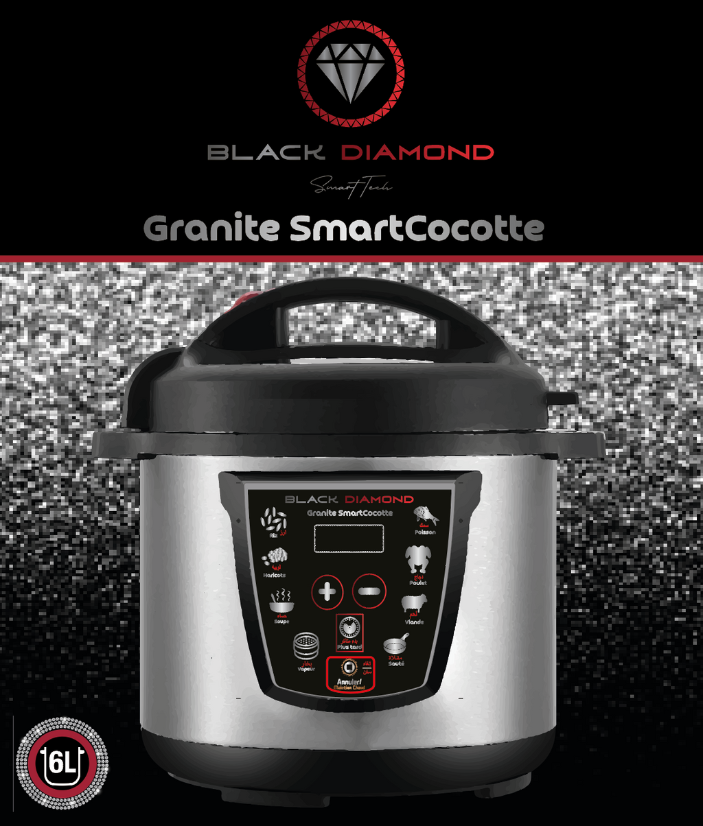 Autocuiseur SmartCocotte GRANITE 6 litres