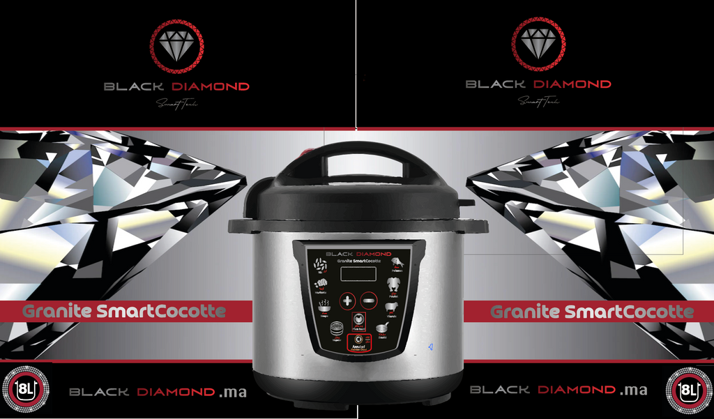 Autocuiseur SmartCocotte GRANITE 8 litres