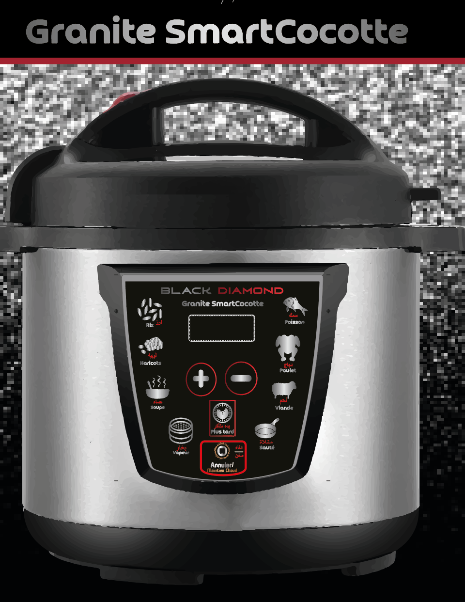 Autocuiseur SmartCocotte GRANITE 6 litres