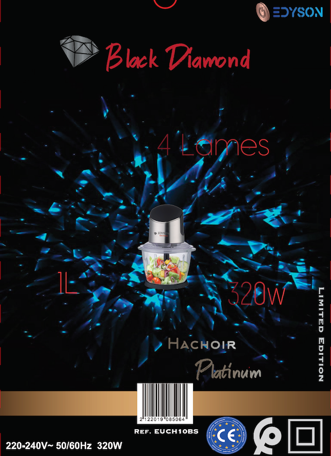 Hachoir Deluxe Finition Soft Touch